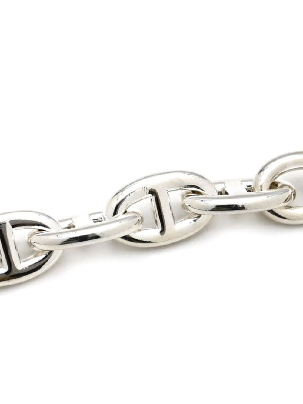 Hermes Bracelet Chaine D'ancre TPM Silver 925 22 Frames Star Ring - Picture 4 of 9